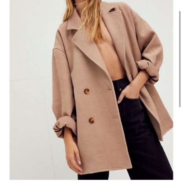 Free People blazer in khaki - Picture 4 of 16